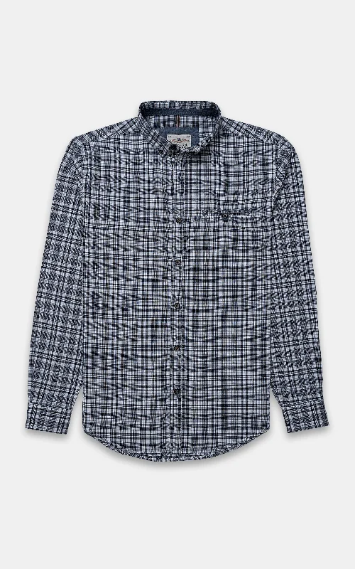 CASUAL SHIRT BLACK CHECK