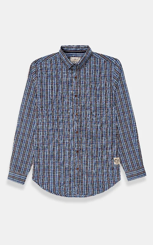 CASUAL SHIRT BLUE CHECK