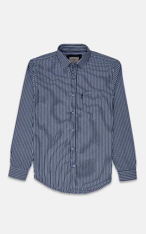 CASUAL SHIRT CHAMBRAY BLUE