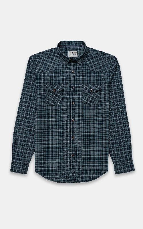 CASUAL SHIRT GREEN CHECK