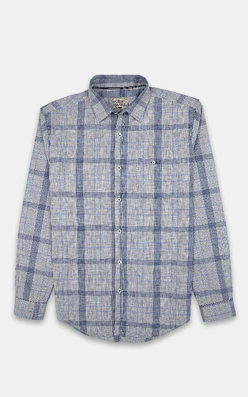 CASUAL SHIRT GREY CHECK