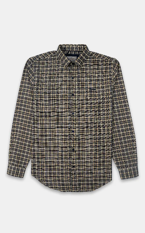 CASUAL SHIRT YELLOW CHECK