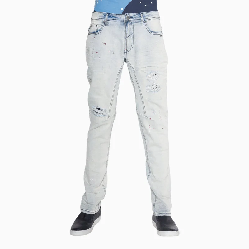 Men's Baylor 5 Pocket Distressed Denim Jeans Pant