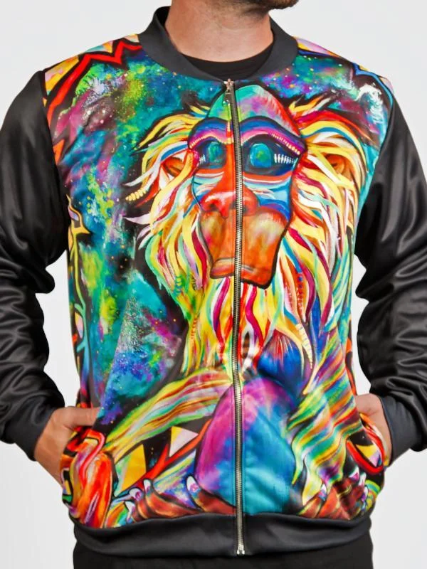 Meditating Rafiki Bomber Jacket