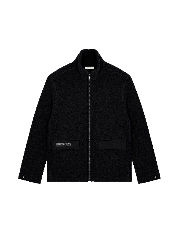 Men's DNA Utility Wool Jacket—black