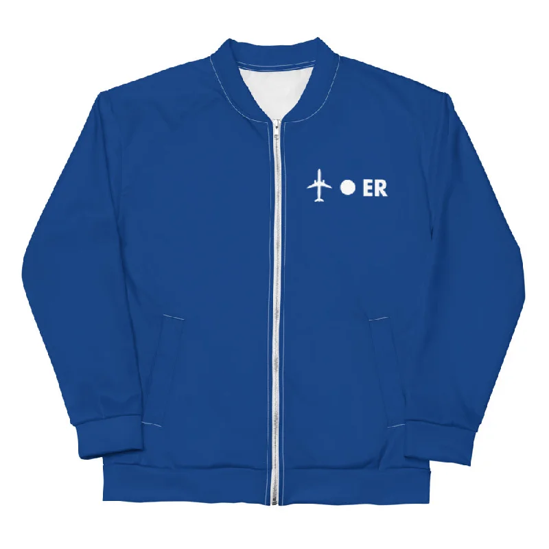 PLANE-SPOT-ER (BLUE) Unisex Bomber Jacket