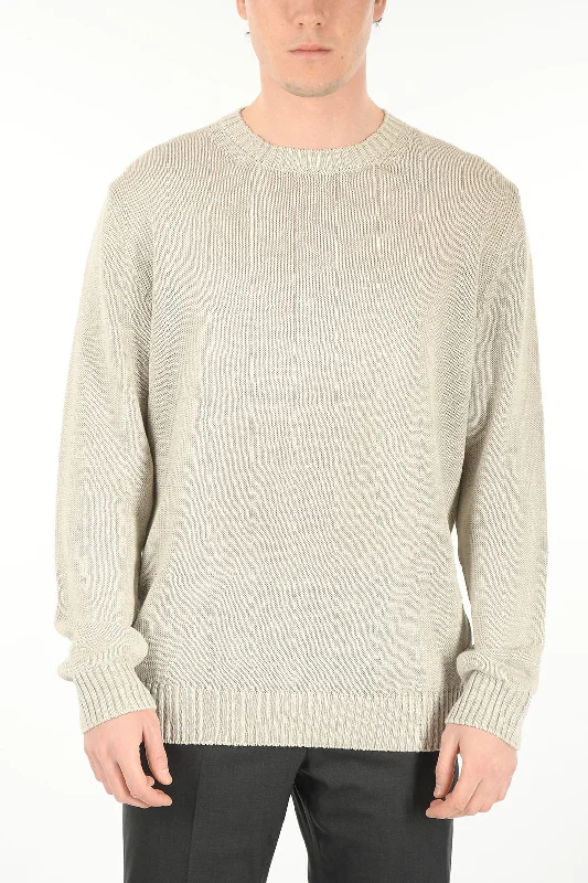 Corneliani ID Crew Neck Linen Pullover