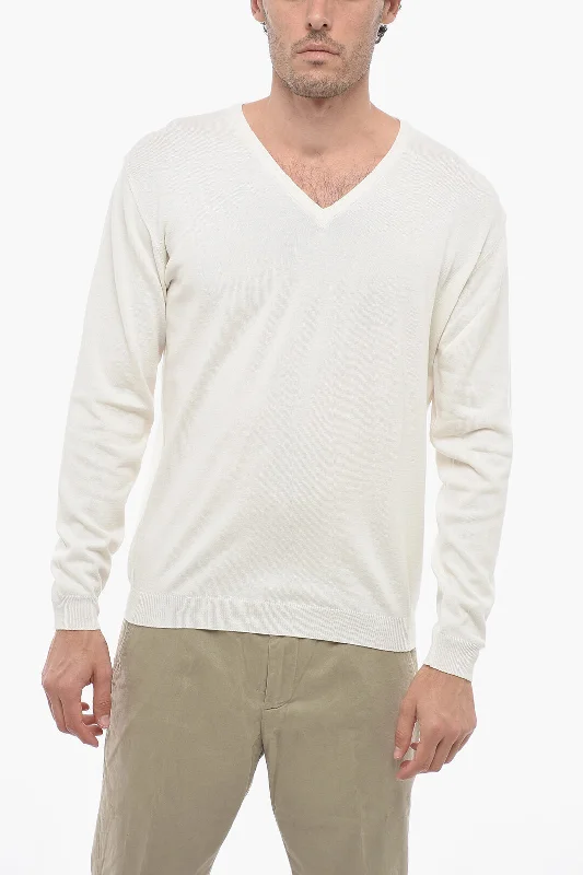 Corneliani V-Neck Long Sleeved Sweater