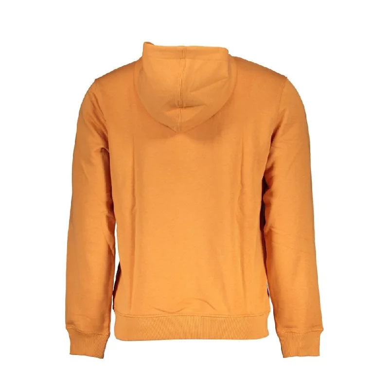 Guess Jeans Svelte Orange Hooded Men's Sweatshirt