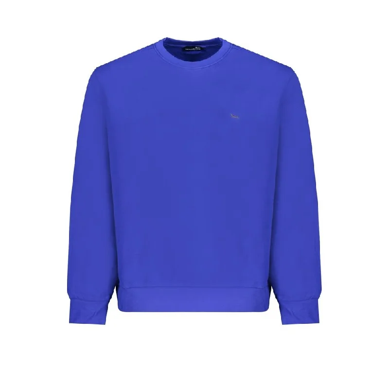 Harmont & Blaine Blue Cotton Men's Sweater