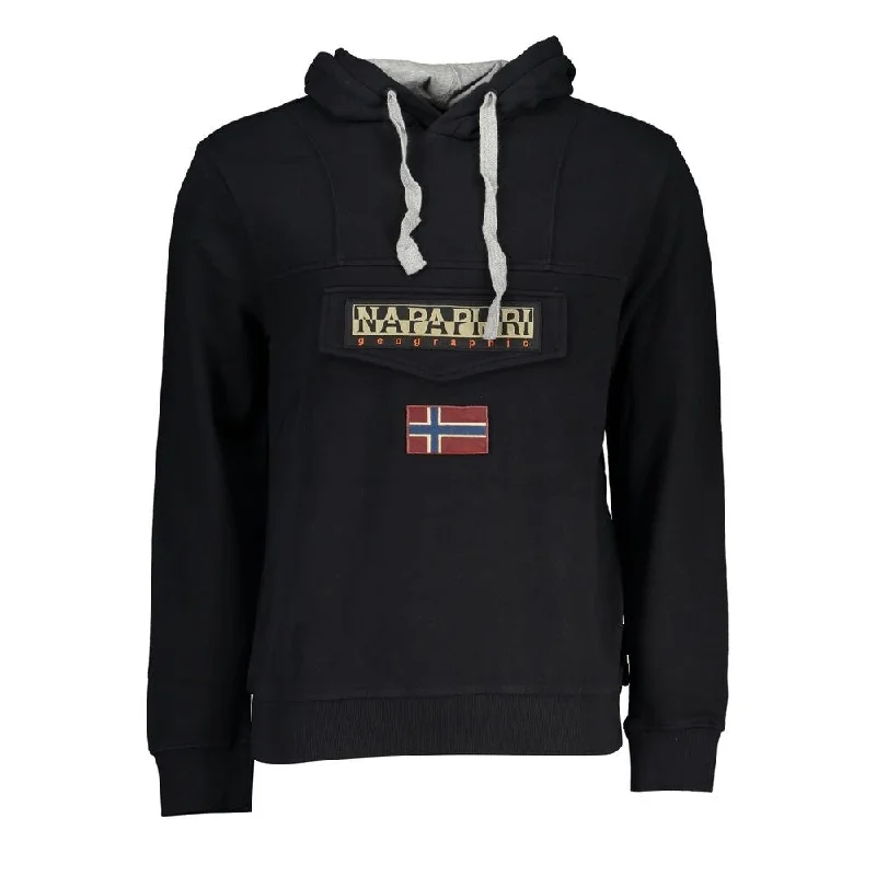 Napapijri Black Cotton Men's Sweater