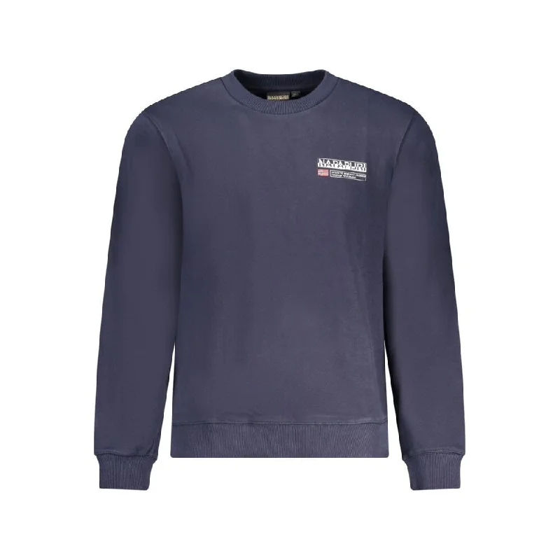 Napapijri Blue Cotton Men's Sweater