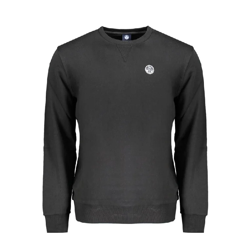 North Sails Black Cotton Men's Sweater