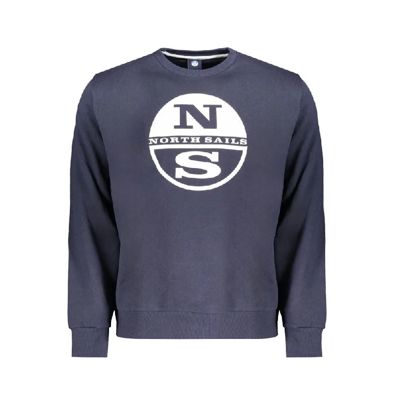 North Sails Blue Cotton Men's Sweater