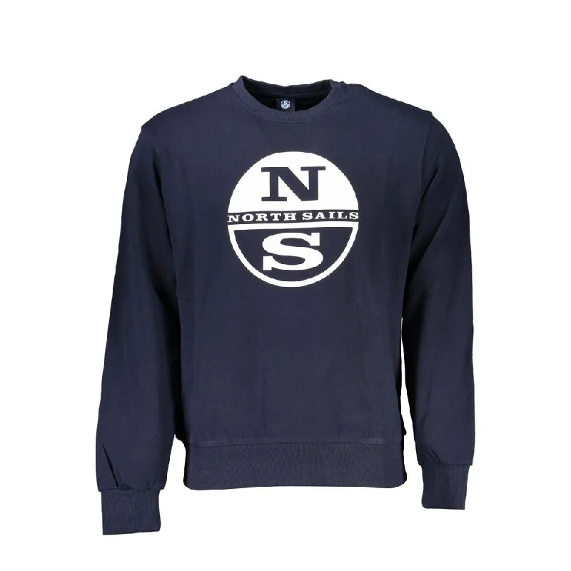 North Sails Blue Cotton Men's Sweater