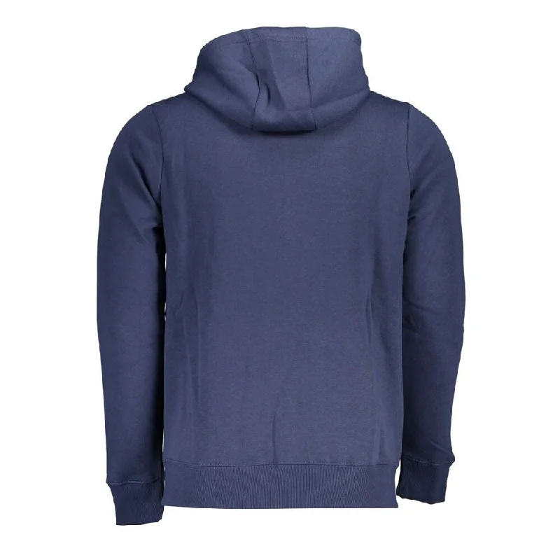 Norway 1963 Elevated Casual Hooded Sweatshirt in Men's Blue