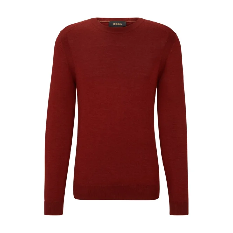 Regular-fit sweater in wool, silk and cashmere