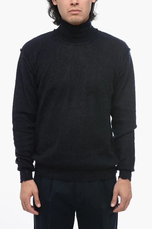 Roberto Collina Turtleneck Mohair Blend Sweater