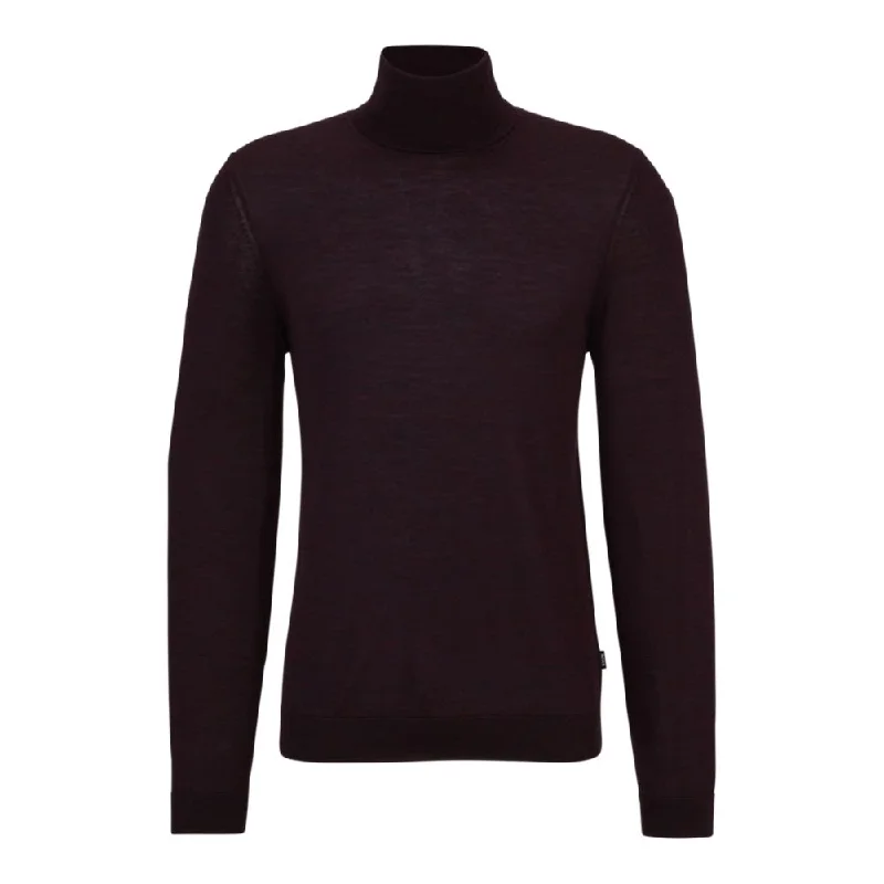 Slim-fit rollneck sweater in wool