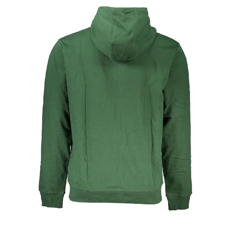 Tommy Hilfiger Chic Green Hooded Zip Men's Sweater