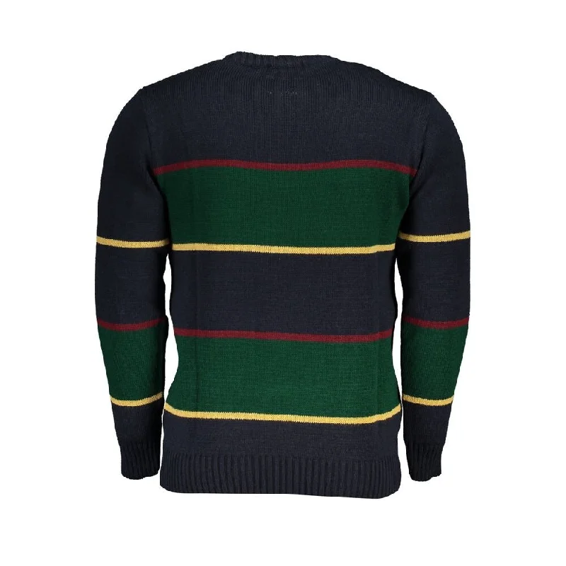 U.S. Grand Polo Blue Fabric Men's Sweater