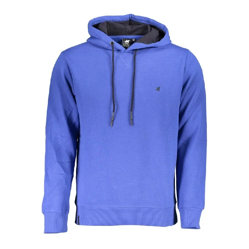 U.S. Grand Polo Chic Hooded Sweatshirt with Embroidery Men's Detail