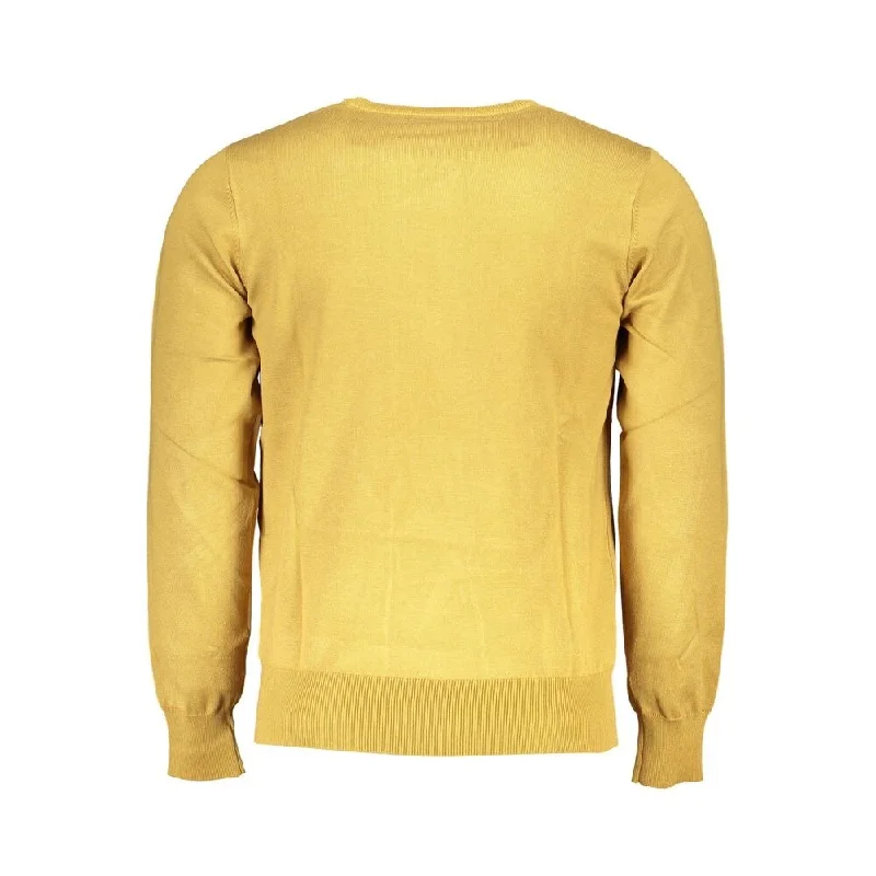 U.S. Grand Polo Yellow Nylon Men's Sweater