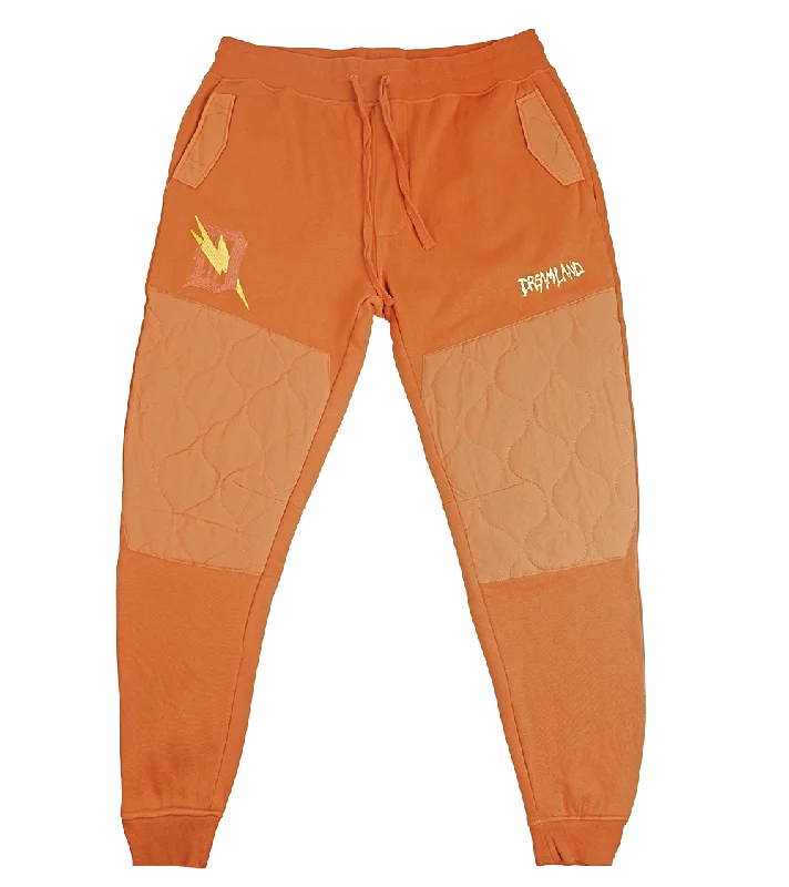 DREAMLAND PLUS SIZE JOGGER PANTS BURNT ORANGE - D2211B0765