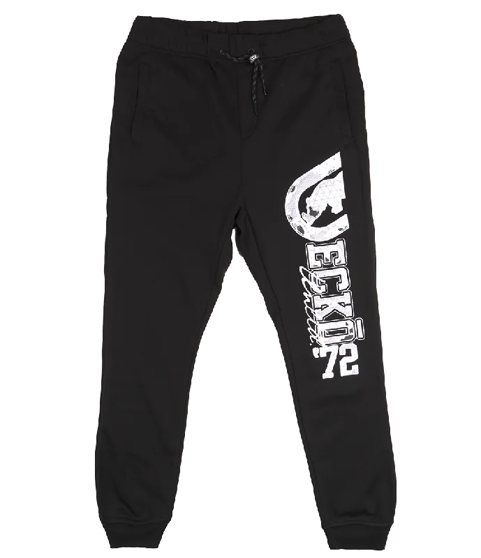 ECKO UNLTD FLEECE JOGGER PANTS BLACK - EO31G592