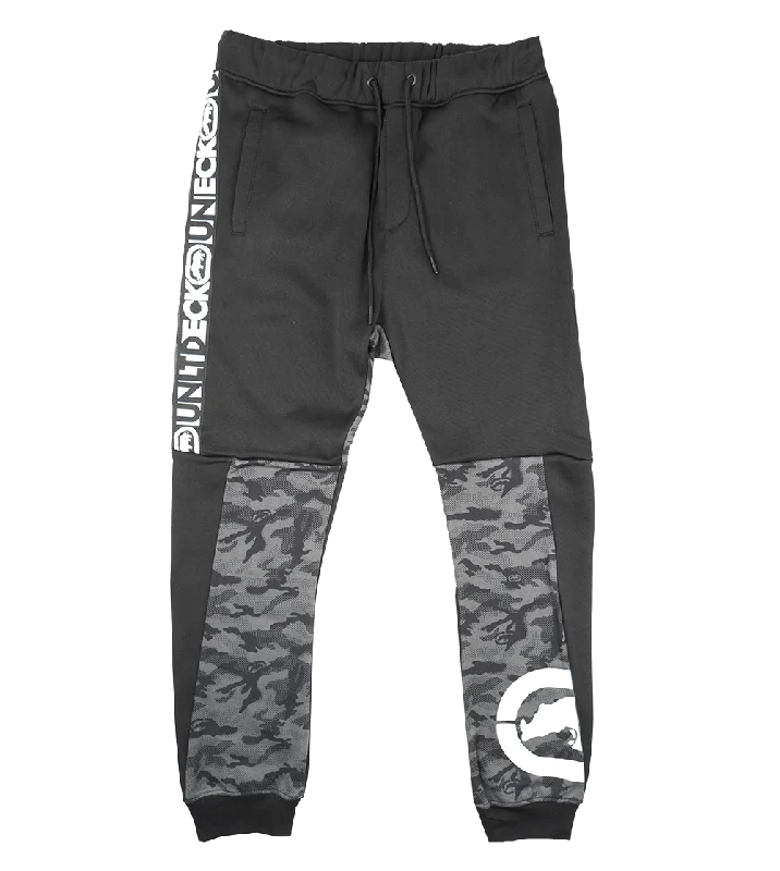 ECKO UNLTD FLEECE JOGGER PANTS BLACK - EO31G719