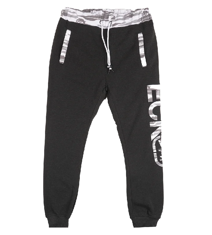 ECKO UNLTD FLEECE JOGGER PANTS CHARCOAL HTR - EO31G578B