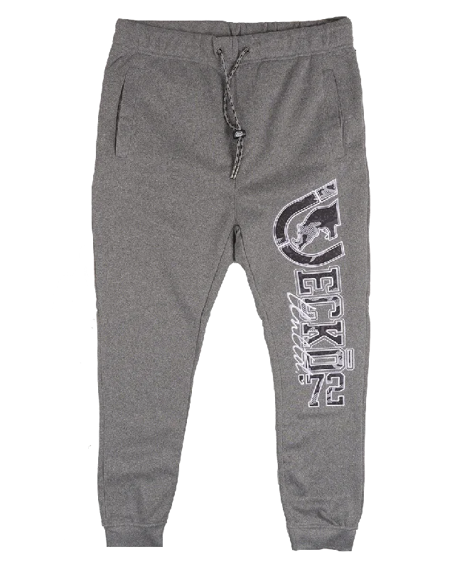 ECKO UNLTD FLEECE JOGGER PANTS GREY MARLED - EO31G592