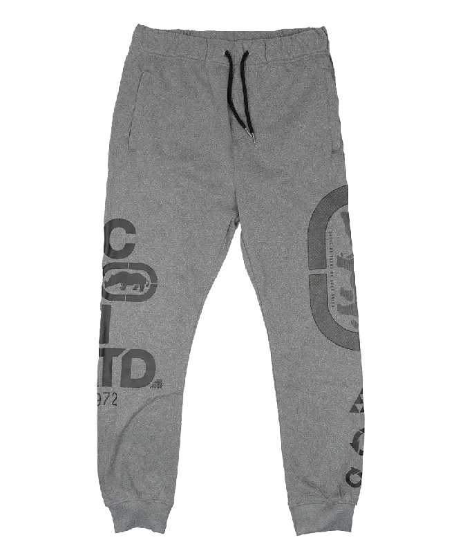 ECKO UNLTD FLEECE JOGGER PANTS GREY MARLED - EO32G840