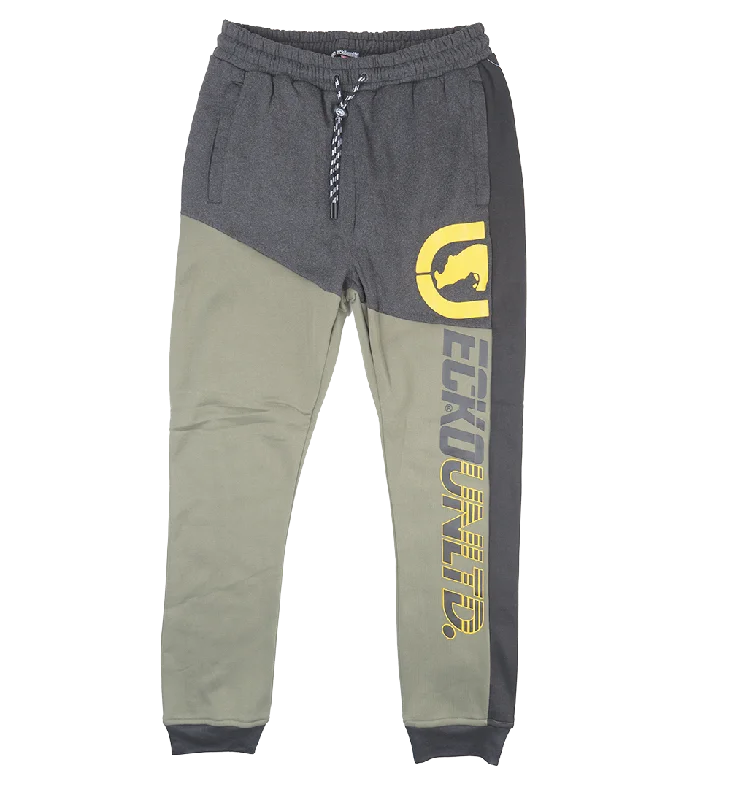 ECKO UNLTD FLEECE JOGGER PANTS OLIVE - EO31G646