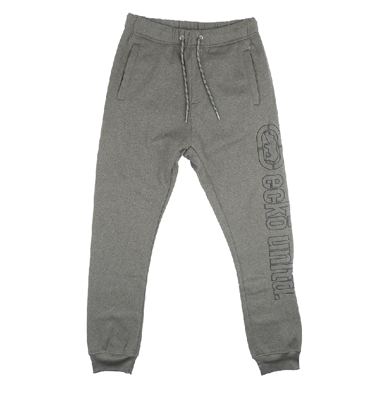 ECKO UNLTD FLEECE JOGGER PANTS OLIVE MARLED - EO32G972