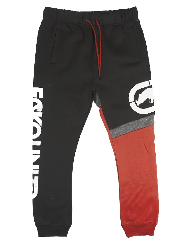 ECKO UNLTD FLEECE JOGGER PANTS TRUE RED - EO31G610