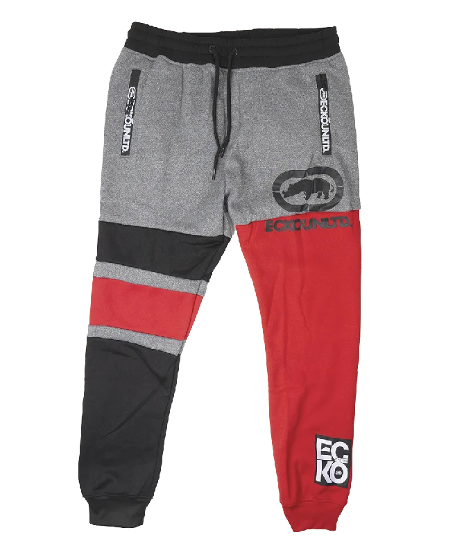 ECKO UNLTD FLEECE JOGGER PANTS TRUE RED - EO31G613