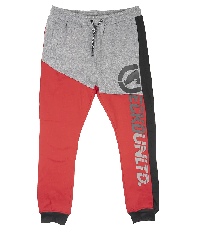 ECKO UNLTD FLEECE JOGGER PANTS TRUE RED - EO31G646