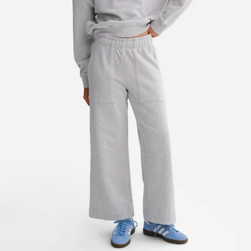 Organic Fleece Wide Leg Pant