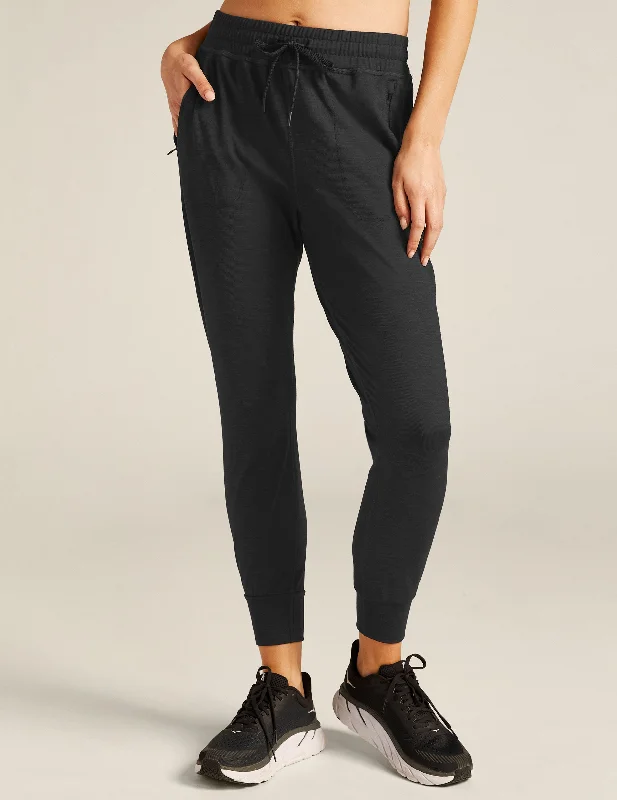 Heather Rib Street Jogger