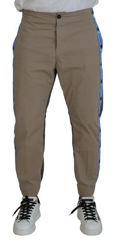 Dsqua² Cotton   Two Tone Men Casual Men's Pants