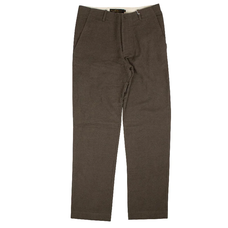 Freeman'S Sporting Club Hand Made Moleskin Cotton Pants - Brown