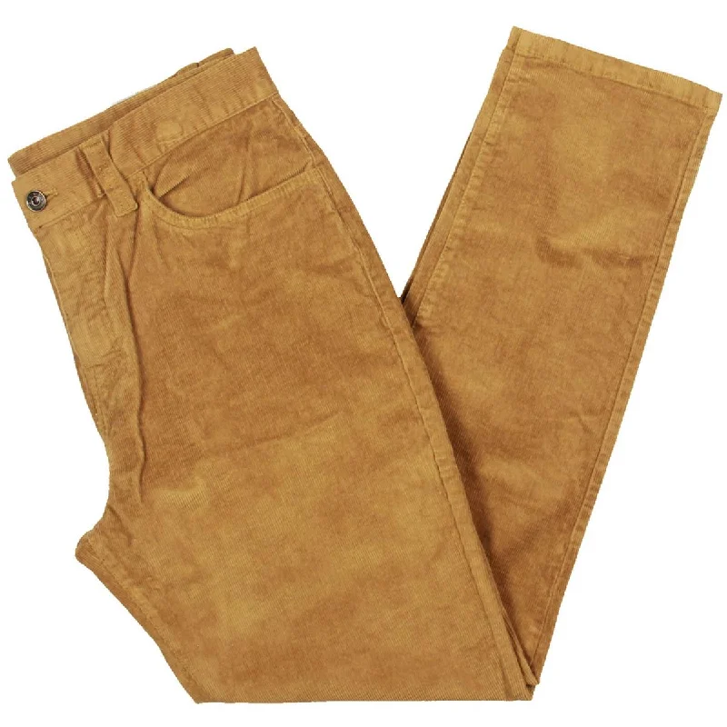 Mens Corduroy Tapered Leg Chino Pants