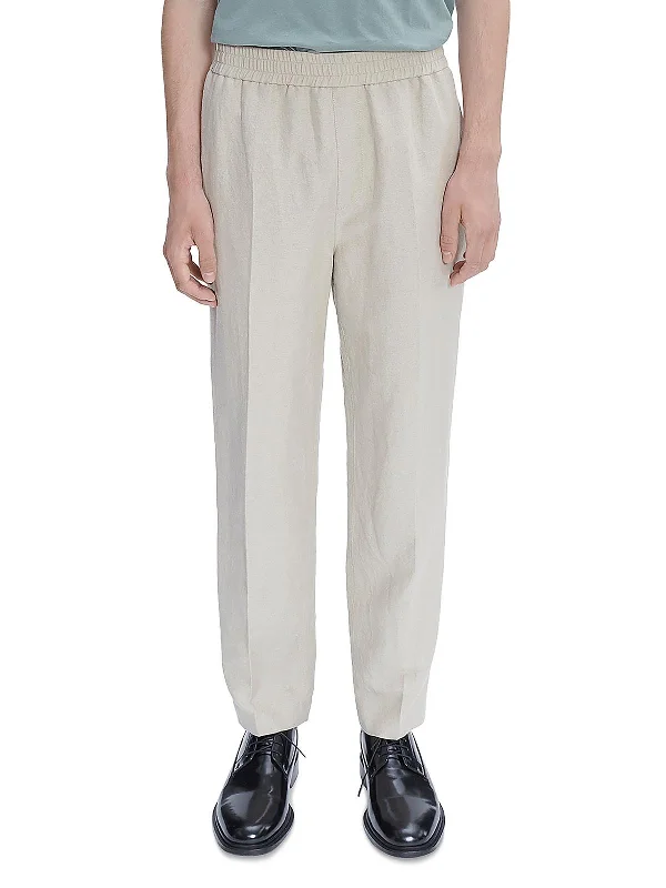 Pantalon Mens Pleated High Rise Trouser Pants